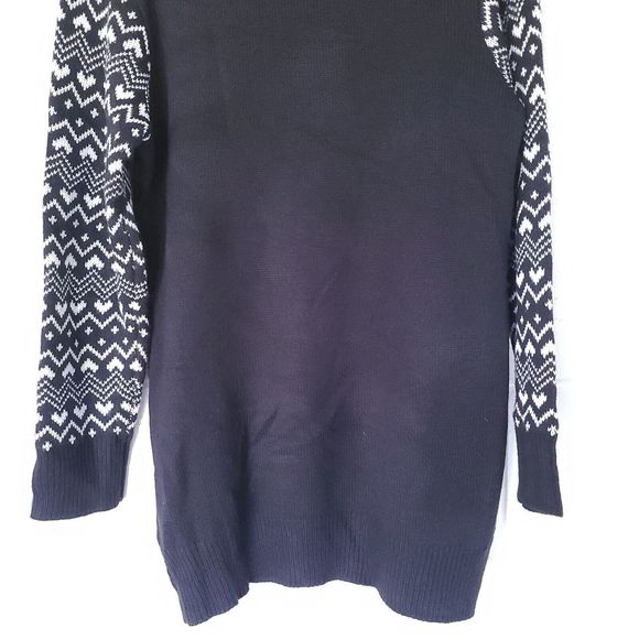 Disney Parks Ugly Christmas Sweater Hoodie Dress Womans Large Minnie Mouse Ears - Picture 16 of 16